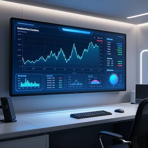 Futuristic Cost Dashboard Interface