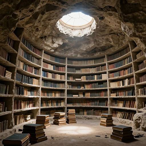 Ancient Underground Library Cavern