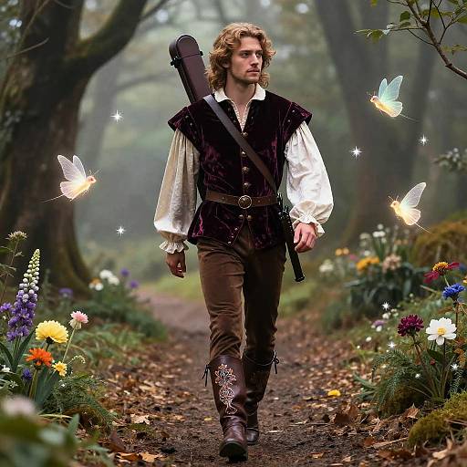 Romantic Renaissance Bard Outfit