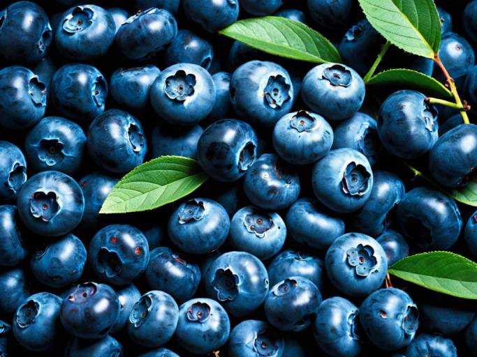Blueberry Aesthetic Wallpaper Design