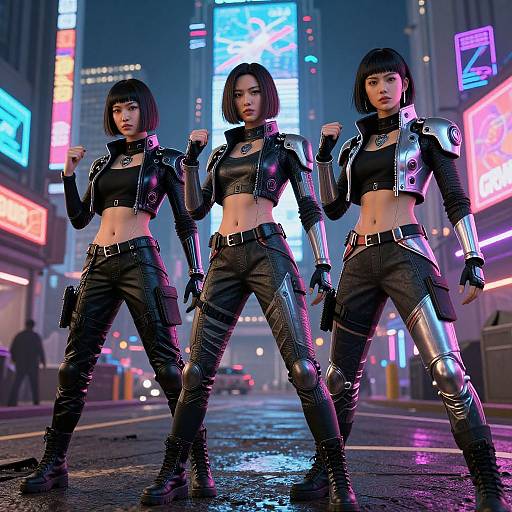 Cyberpunk Short Torso Models Showcase