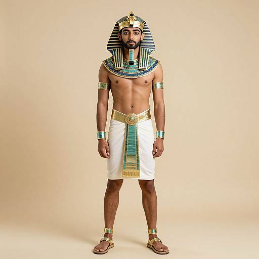 Egyptian Pharaoh Man in Costume