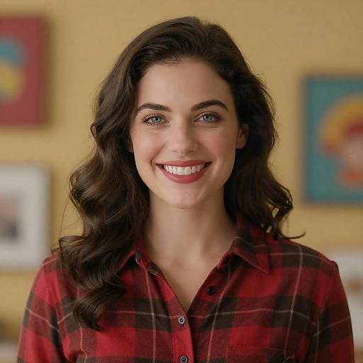 Warm, Inviting Portrait of a Woman