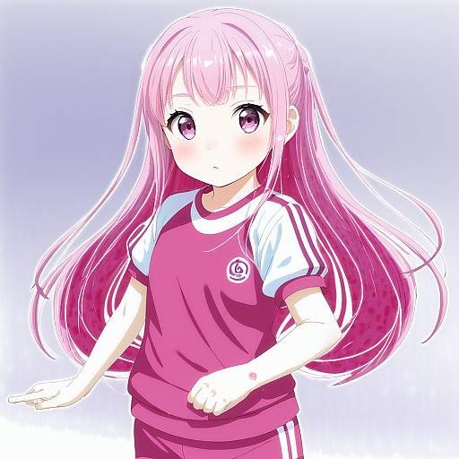 Illustration of Hakamada hinata, rou-kyuu-bu! in the style of Romi (346 ura)