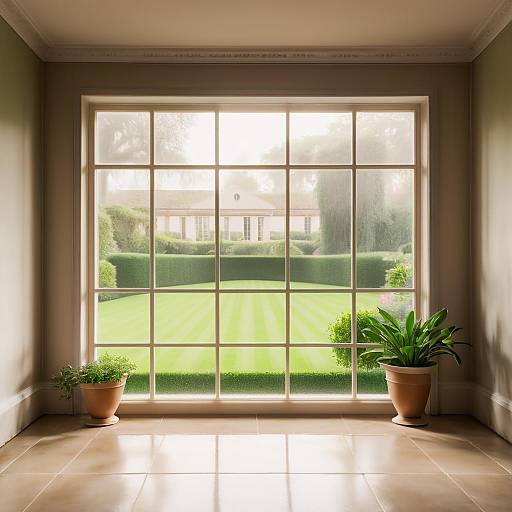 Audrey Hepburn Through Classic Window Frame