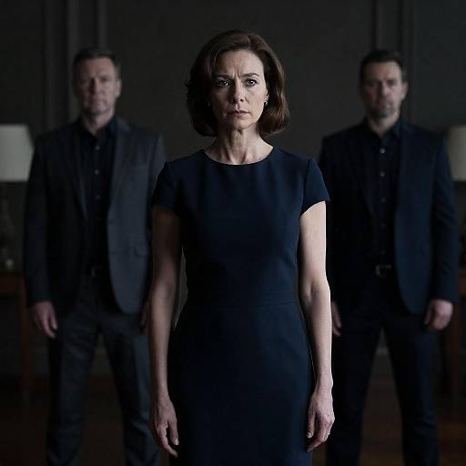 Tense Cinematic Portrait in Dim Light