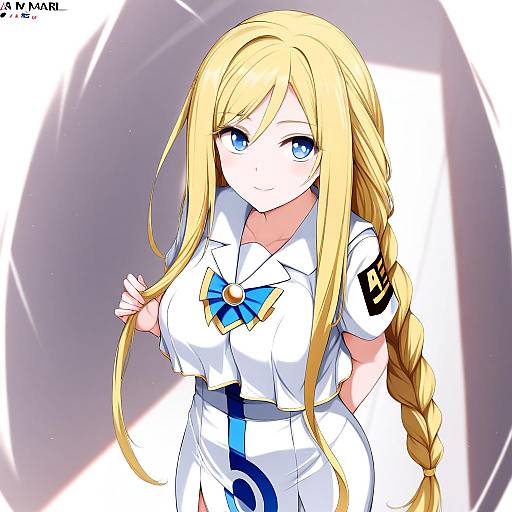 Illustration of Alicia florence, aria (manga) in the style of Mapar