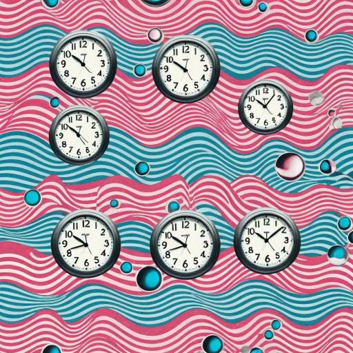 Surreal Vintage Collage of Optical Illusions