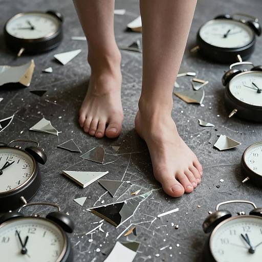 Delicate Steps on Fractured Time