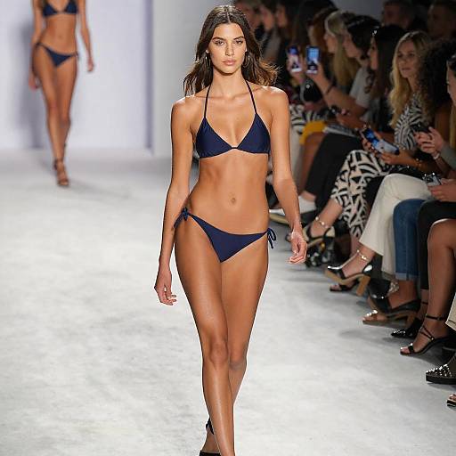 Bikini Supermodel on Fashion Runway