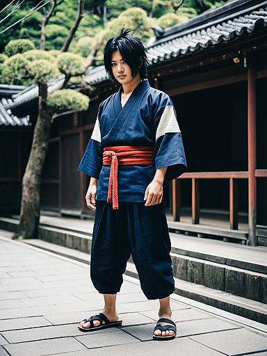 Sasuke-Inspired Japanese Outfit
