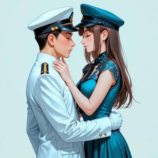 Admiral in Naval Elegance and Intimacy