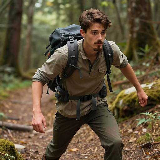 Teenager Goatee Outdoor Adventure