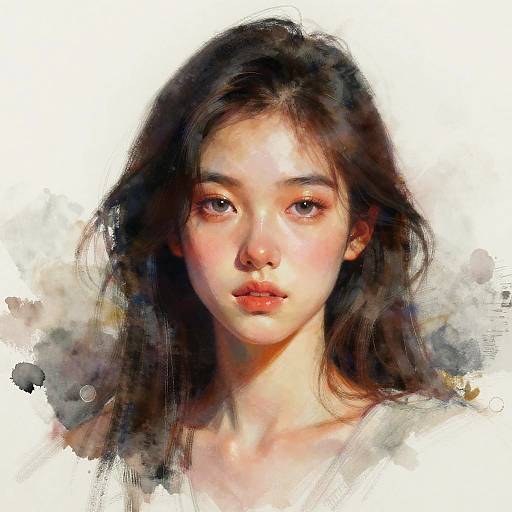 Sketch to Vivid Digital Portrait
