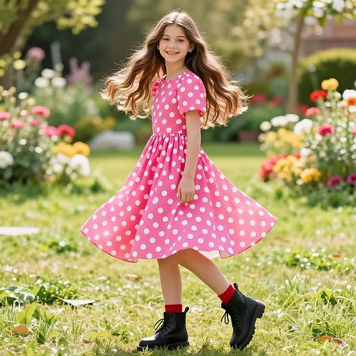 Joyful Young Woman in Sunny Meadow