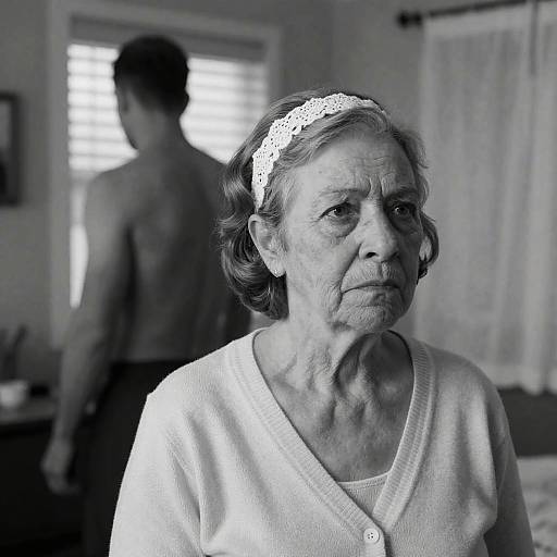Serene Portrait of an Elderly Woman