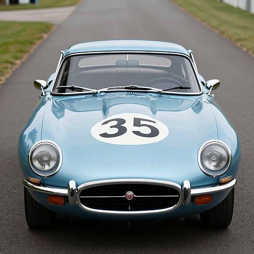 Jaguar E-Type Light Blue Legacy
