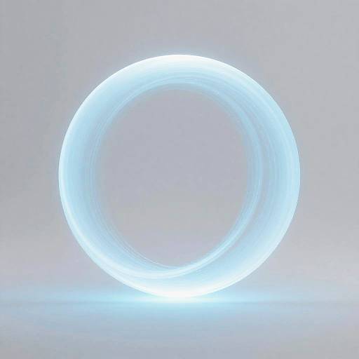 Ethereal Minimalist Sphere Light Painting