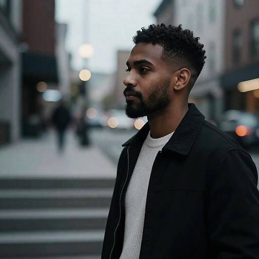 Moody Urban Portrait: Curly Top Balbo