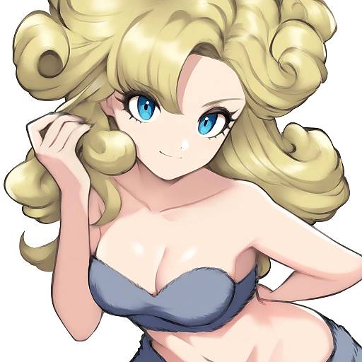 Illustration of Ayla (chrono trigger), chrono trigger in the style of Lotosu