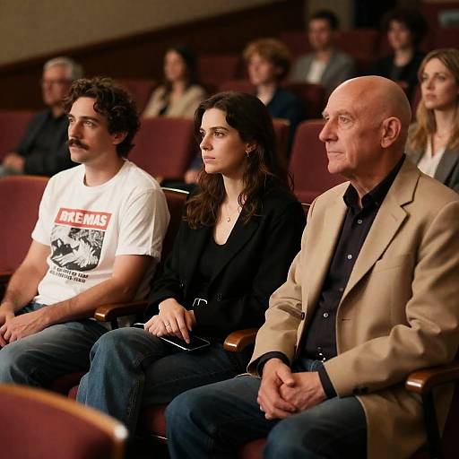 Theater Scene with Diverse Audience