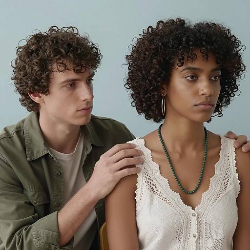 Intimate Portrait of Two Sitters