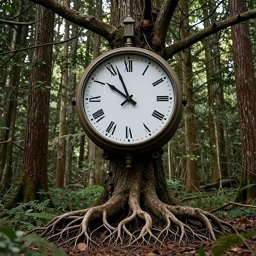 Surreal Forest of Clock Trees