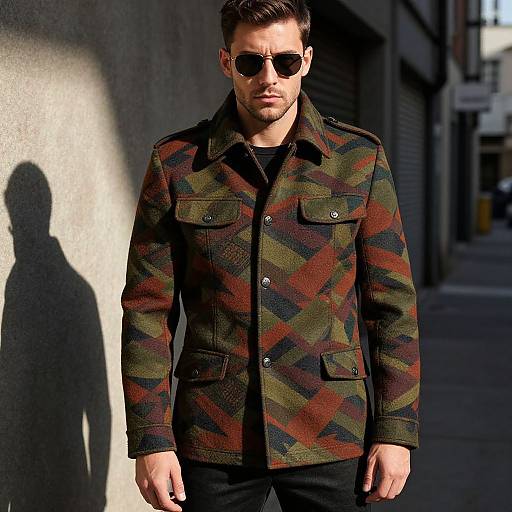 Bold Military-Inspired Statement Jackets