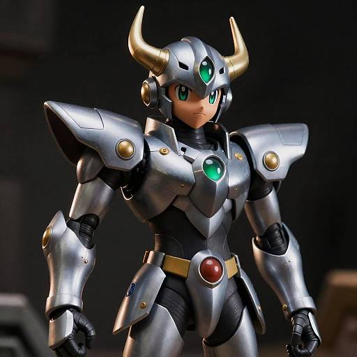 Photorealistic Anthro Wargreymon Armor Figure