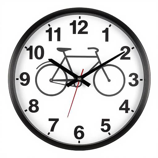Bicycle Wall Clock Design