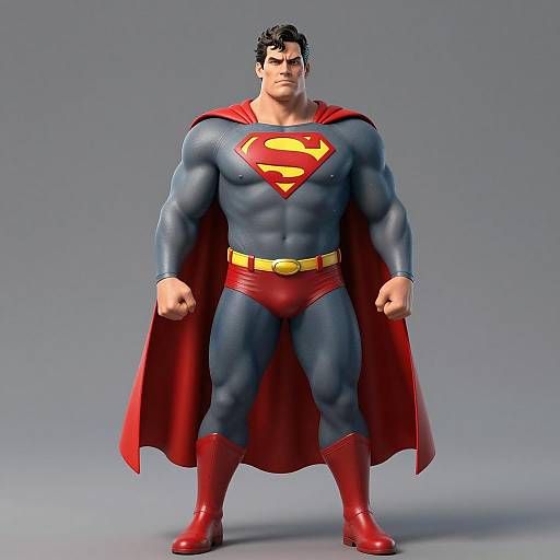 Photo-Realistic Plus Size Superman Digital Art