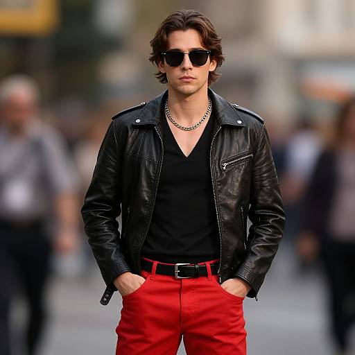 Disco Style Male Fashion Portrait