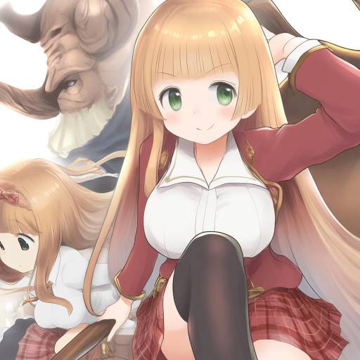 Illustration of Anne (shingeki no bahamut), shingeki no bahamut in the style of Ahenn