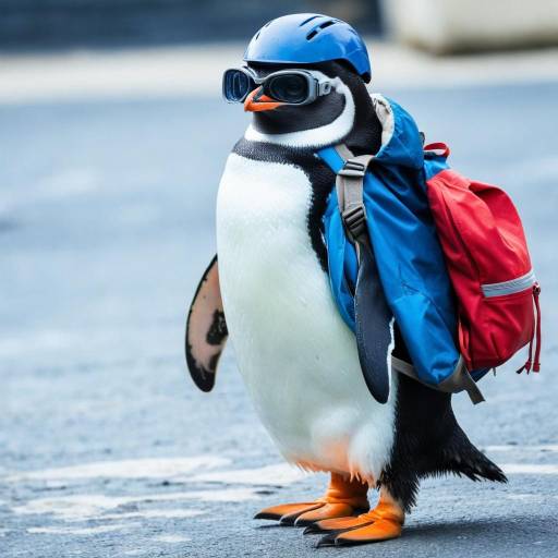 Penguin Adventure: Clothed Bird Explorer