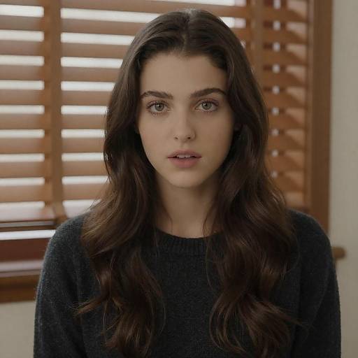 Indoor Portrait of a Young Woman