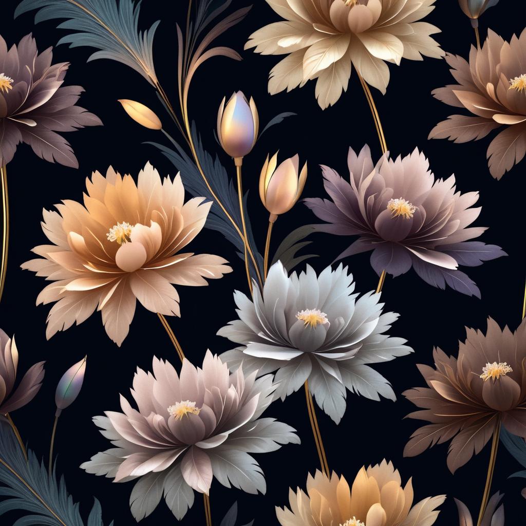 Vintage Botanical Floral Illustration Design