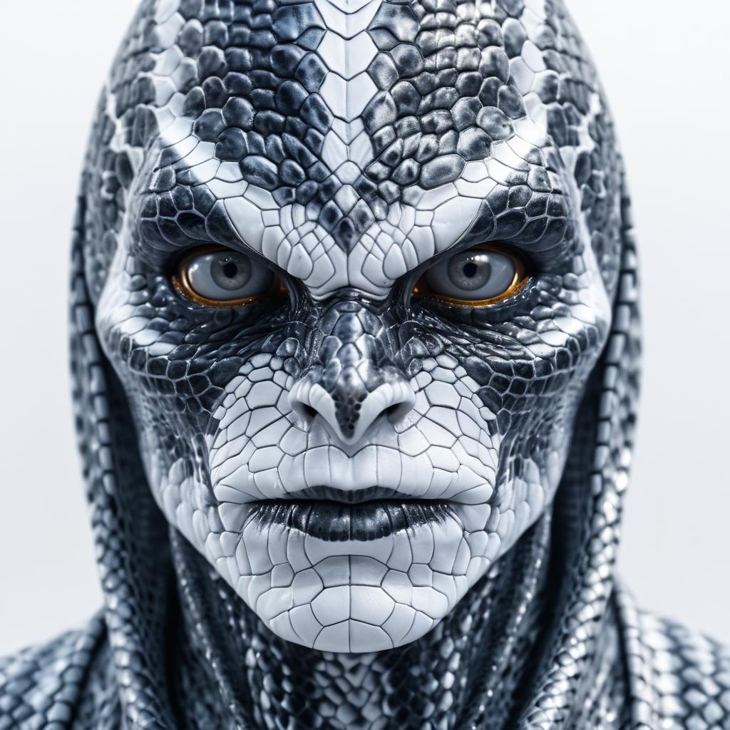 Hyperrealistic Alien Portrait in High Definition