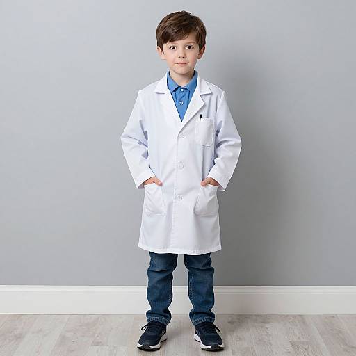 Boy in Kid Doctor Costume