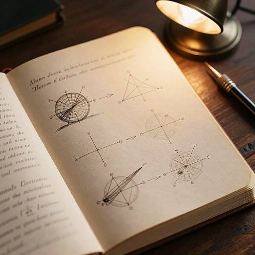 Vintage Euler Diagram in Scientific Notebook