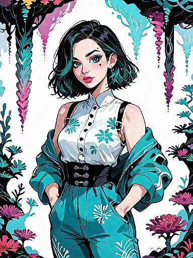 Stylish Editorial Fashion Photography of a Woman