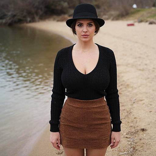 Petite Woman by Lagoon in Stylish Outfit