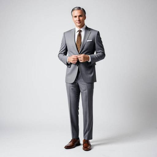 Man in Gray Tailored Business Suit