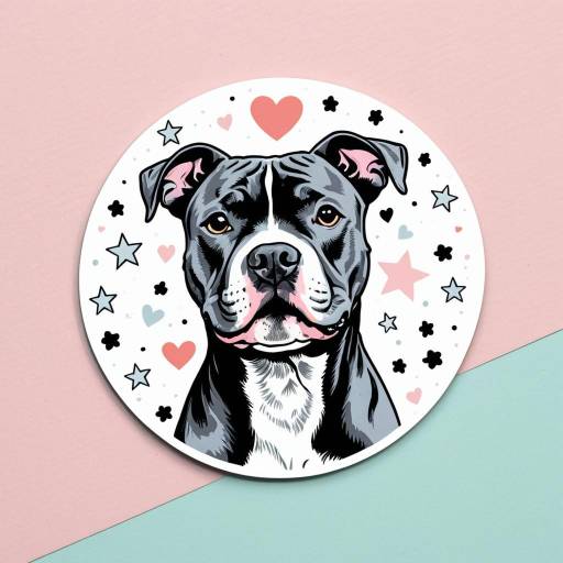 I Love Pit Bulls Sticker Design