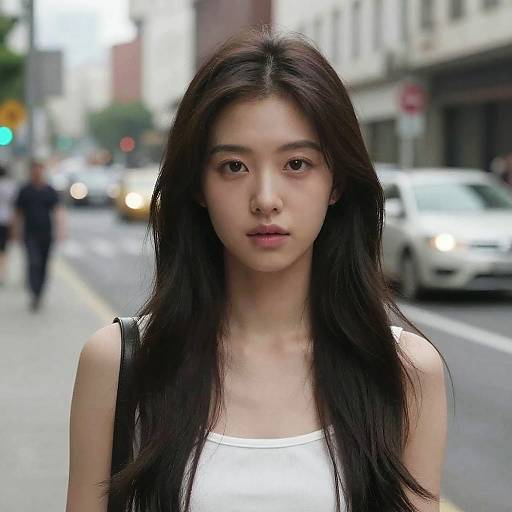 Young Woman in Urban Setting