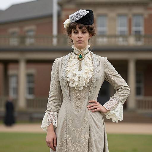 Edwardian Alice Ayres Heroic Portrait