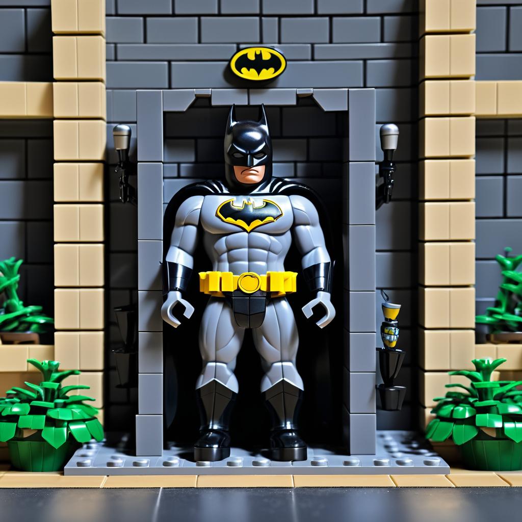 Humorous Batman LEGO Set in Undies