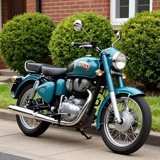 Classic 2011 Enfield Bullet Motorcycle