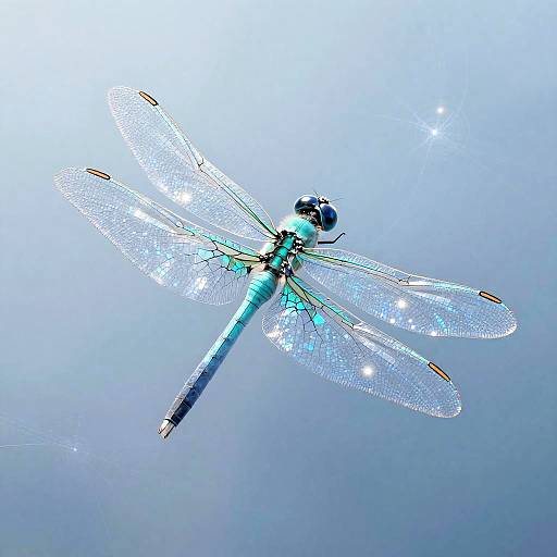 Translucent Dragonfly Wing Digital Art
