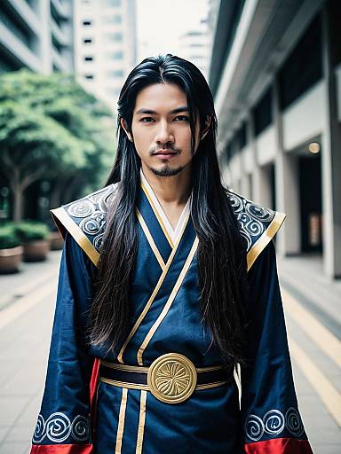 Realistic Asian Long Hair Cosplay