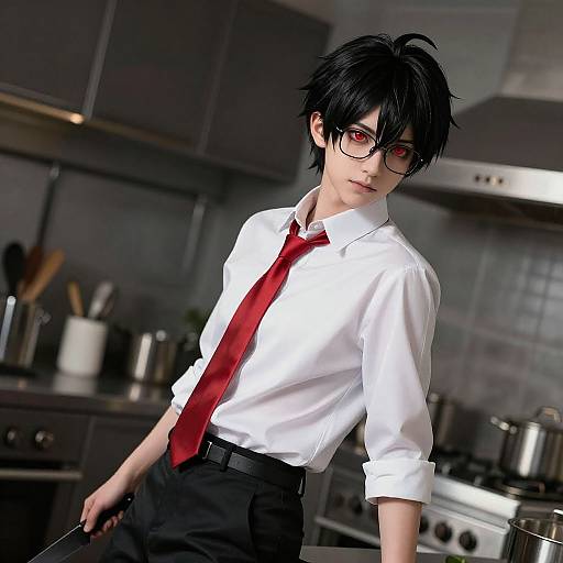 Cinematic Portrait of Chef Boy